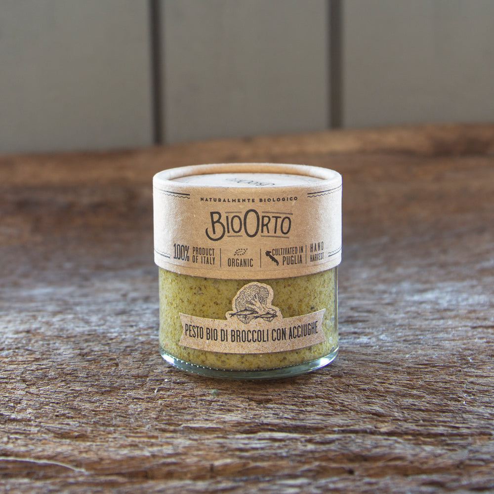 Pesto bio Di Broccoli Con Acciughe | BioOrto