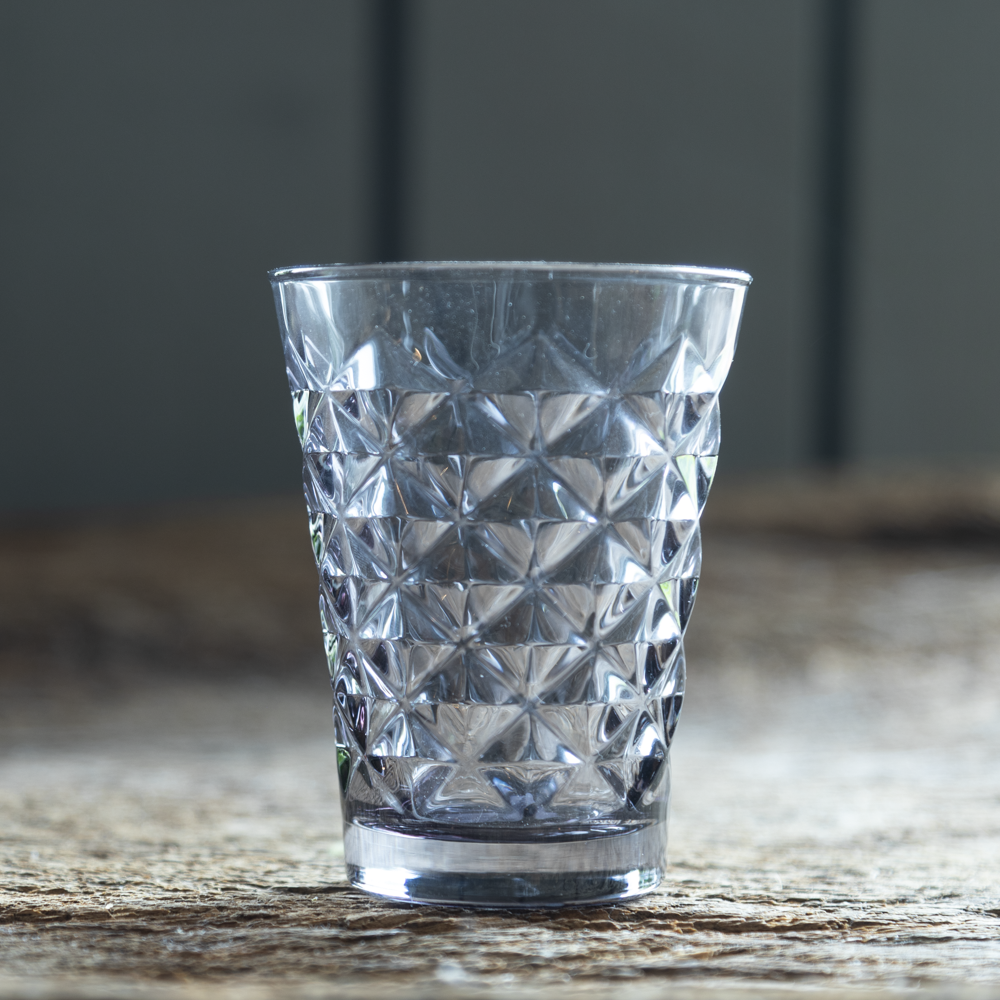 Facettglas Grå 10 cm | tinekhome